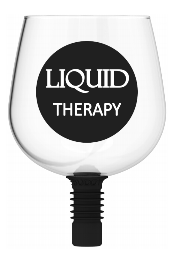 Guzzle Buddy® 2GO Unbreakable - Tritan Plastic Wine Bottle Glass "Liquid Therapy"