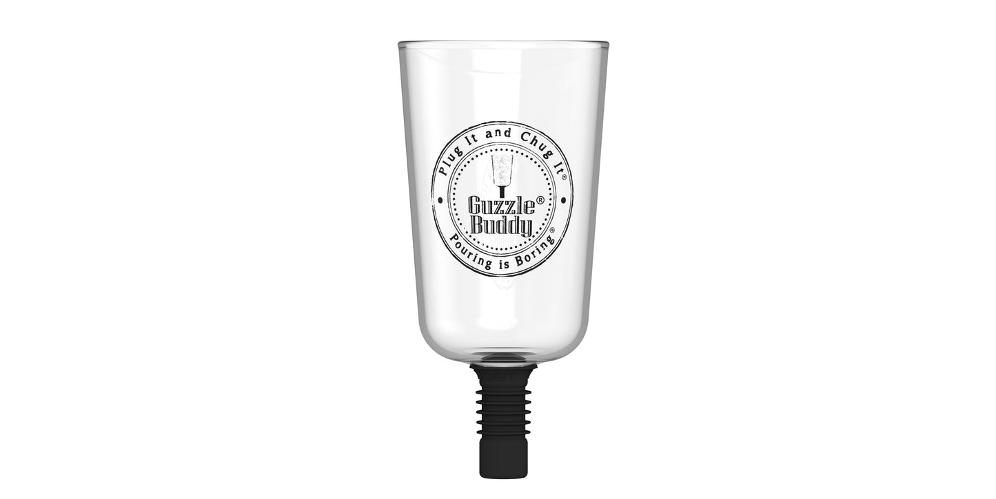 Guzzle Buddy® 2GO Unbreakable - Tritan Plastic Beer Bottle Glass