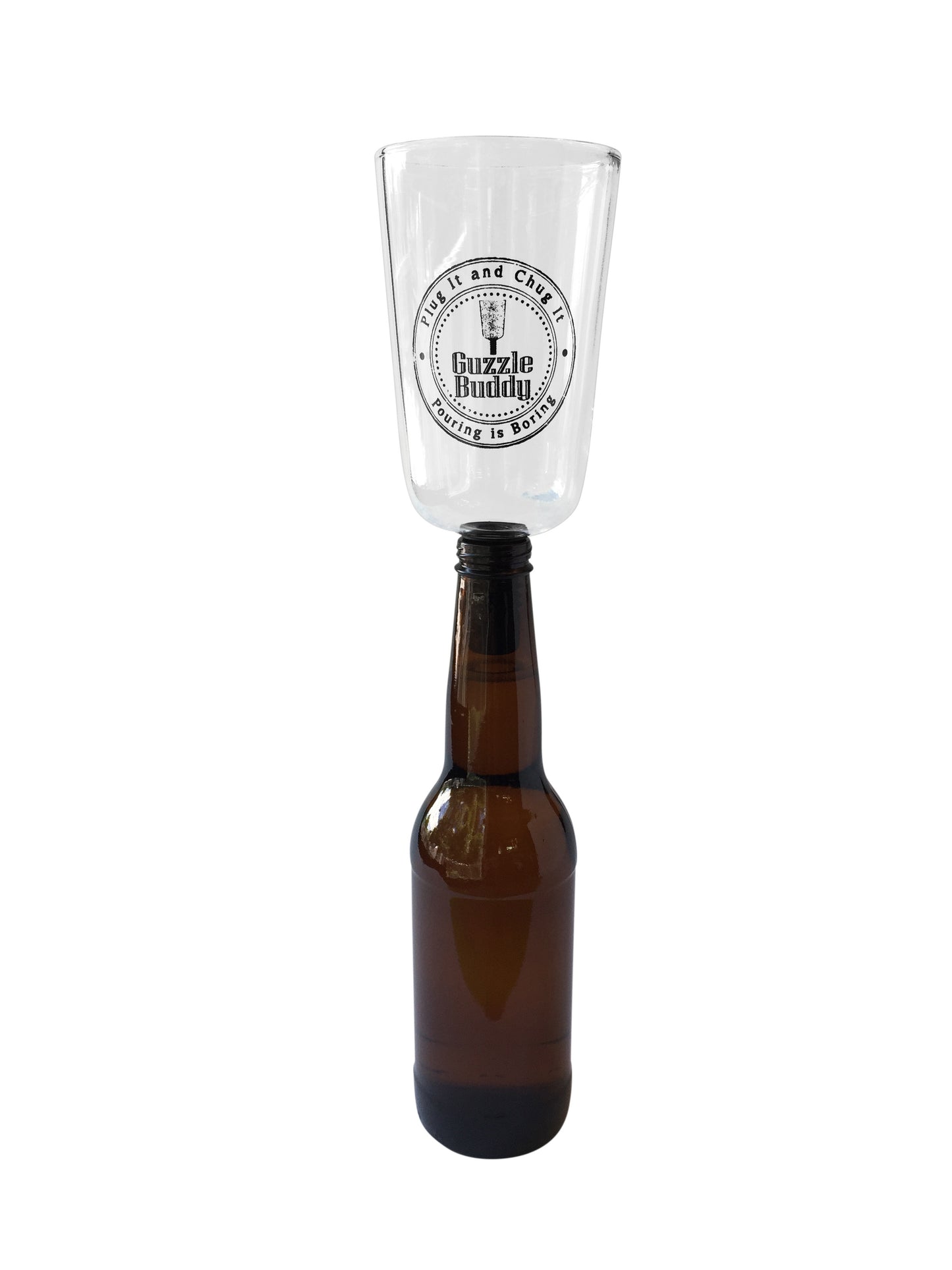 Guzzle Buddy® Beer Bottle - Borosilicate Glass